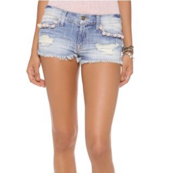 Wildfox Lara Midrise Cut-off Shorts Size 27 - Picture 2 of 7
